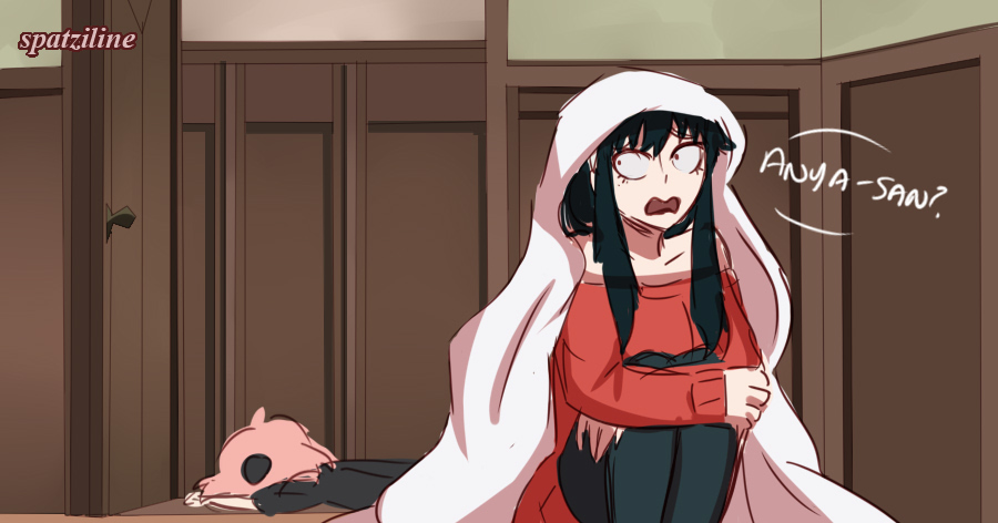 spatziline's tweet photo. Anya tried her best... (BNHA scene) #SPY_FAMILY #yorforger #anyaforger https://t.co/6ELAGKOedH