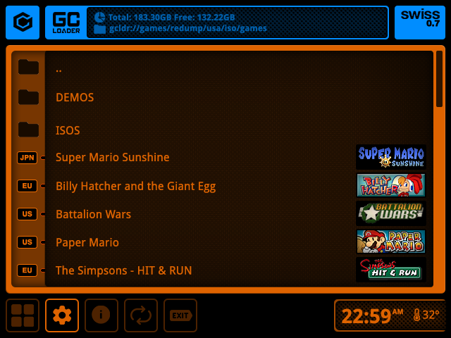 xps3riments's tweet photo. Some more theme "concept" updates. #gamecube #swiss-gc
@emu_kidid @nosIndulgences @webhdx https://t.co/gUEGuYRVLw