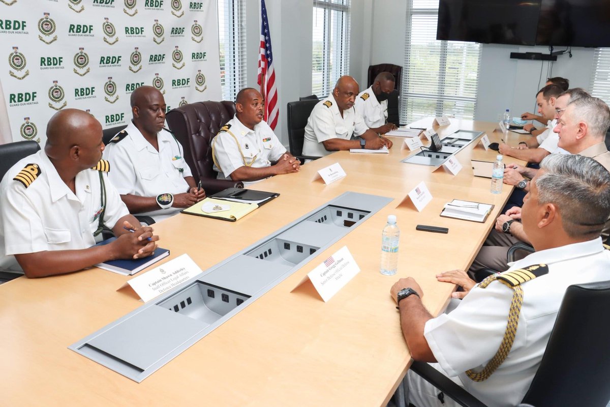 socnorth's tweet photo. The #SOCNORTH commander met with #RBDF leaders last week to discuss matters of mutual interest and future training opportunities. #SOF #SpecialOperations #BeyondtheWatch https://t.co/sXJyGdrfvF