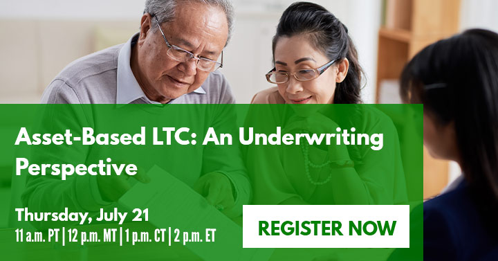 IdealProducers's tweet image. Recently, the asset-based #longtermcare market has been experiencing unprecedented growth. Join us as we host @AdvInsNetwork for tips on improving the chances of #policyplacement &amp;amp; enhancing product options when designing the appropriate plan for clients. attendee.gotowebinar.com/register/30350…