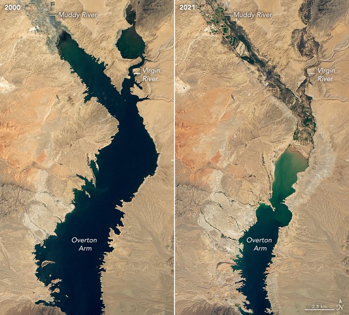 Water resources in the Western US are set to hit their critical point by 2025. These lakes sustain America’s bread baskets and some of the biggest cities in the Country. Timeline of just 3 years out is incredible. Urgent adaptation required.
