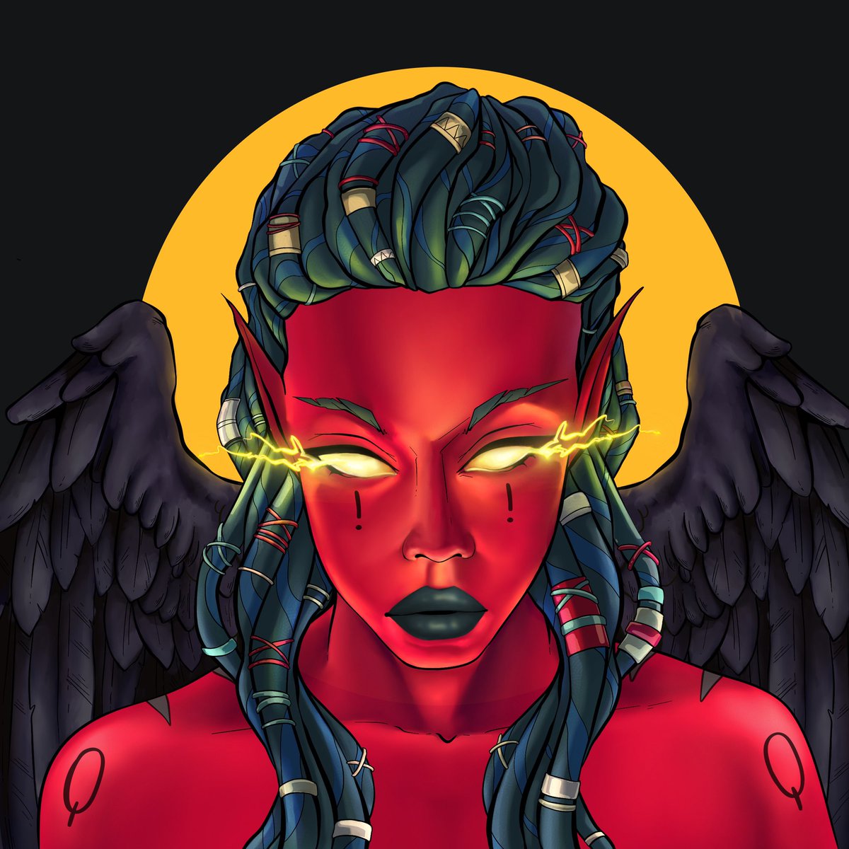 SanaeMolly's tweet photo. First Draft Done 🔥🔥🔥👌
Im pretty happy with the result and I would love to have ur feedback guys 🙏🏽

No more sneak peaks till The Reveal Day 🤌🩸

@TheRedCoven 

#TheRedCoven https://t.co/F1HMVqcdhV