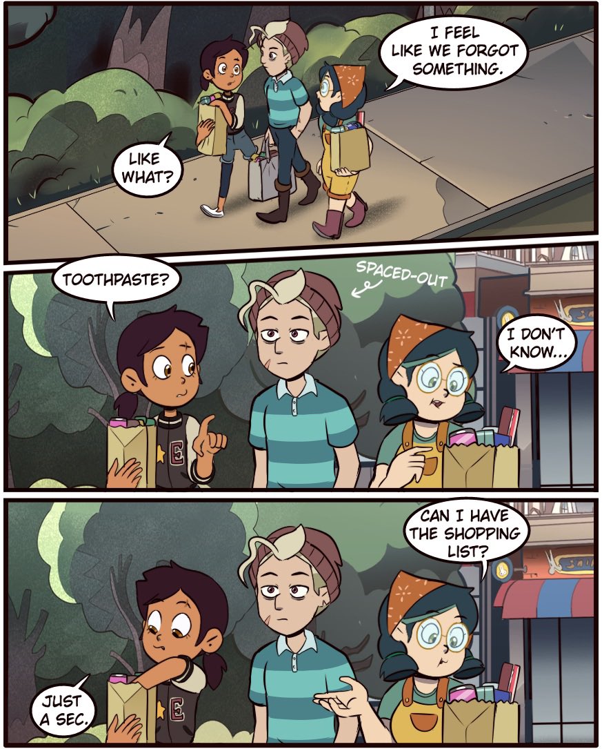 MoringmarkMark's tweet photo. Shopping List #TheOwlHouse #huntlow https://t.co/ErHr63T4Zc