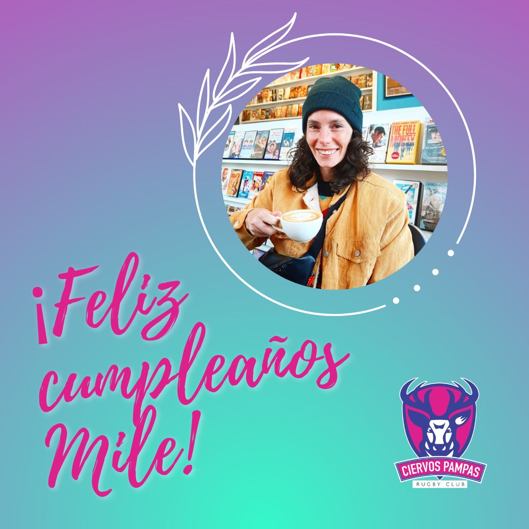 🏳️‍🌈🎂Hoy cumple años nuestra preparadora física Milena! Es Lic.en Educación Física y parte del club desde Abril de 2021. 
🏳️‍🌈 Te deseamos lo mejor en este nuevo año de vida! Y esperamos celebrar muchos cumples más juntes! 
🎉 Felicidades! 
#VamosCiervosPampas
#felizcumple