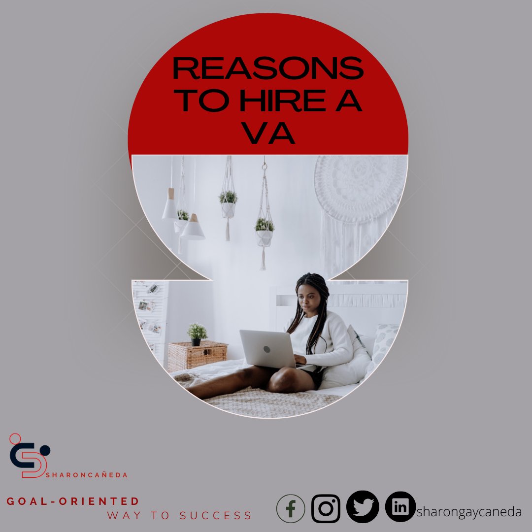 SharonCaneda's tweet photo. Some perks of hiring a VA:⠀
⠀
💖Scale your business without the added risk. 
🧘 A highly-skilled professional is looking after your business. 
💵No pension, holiday pay, benefits to pay for. 

Drop me a DM.
#VAservices #businesstricks#onlinebusiness https://t.co/kbcfTo8k4W