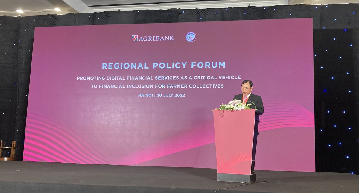 conan_herve's tweet photo. Created 45 years ago, the #APRACA network is a pioneer of the #IndoPacific approach: brought together in #Hanoi by @AgribankVN its Regional Policy Forum focus on the #digital financial services to increase #financialinclusion of farmers and cooperatives #povertyreduction #SUFIP https://t.co/kwcNz8ahwh