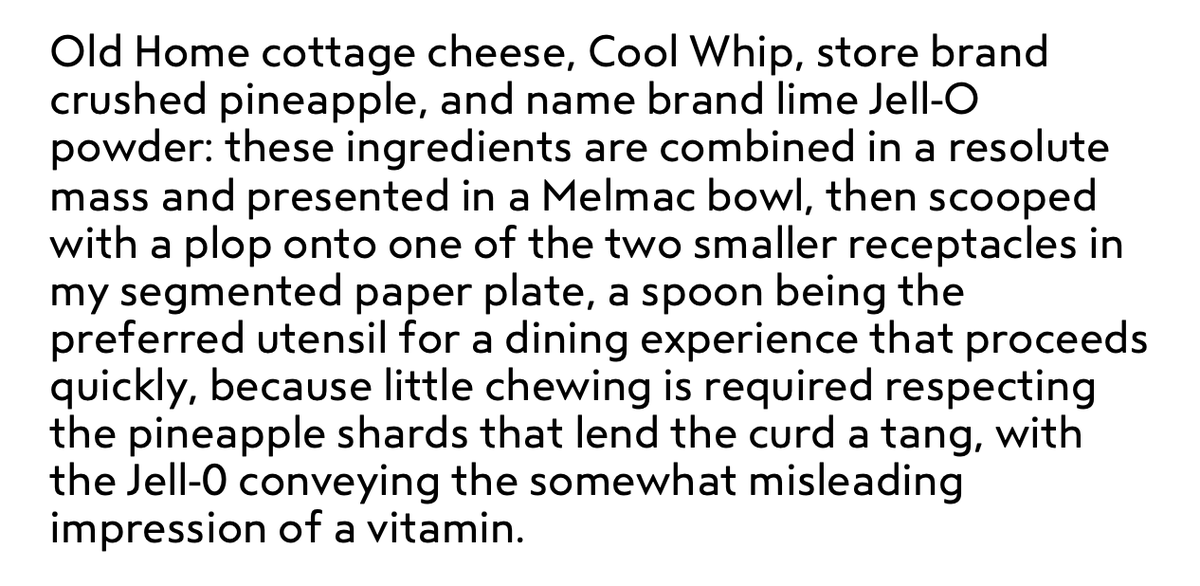 JayGabler's tweet photo. I'm going to keep most of my #ONeillSummer National Critics Institute workshop writing to myself, but here's something I did for a @ligayamishan food writing exercise. https://t.co/fcePtrJblq