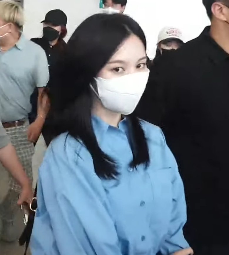 Miyeok0's tweet photo. [210722] ICN Airport.

#MINA #미나 #TWICE 
#트와이스 @JYPETWICE https://t.co/uACcMBrANI