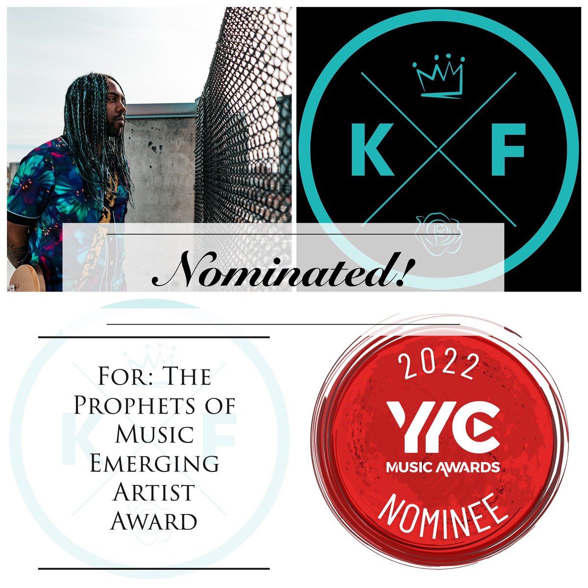 I've been nominated to win The Prophets of Music Emerging Artist Award, at this years YYC Music Awards! I'm so Honoured that <a href="/YYCMusicAwards/">Calgary Music Awards</a> has considered me for this! Congrats to all other Nominees! I can’t wait for it all to happen! 😊 #yyc #yycmusicawards #yycartists #poppunk