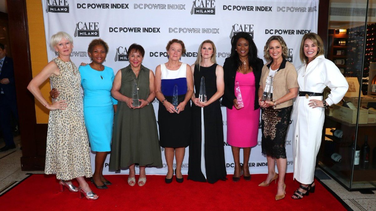 thehill's tweet photo. Inaugural D.C. Power Index Prize honors six women: "the present is female" https://t.co/RUxaFWqJOC https://t.co/McOwPtaj8z