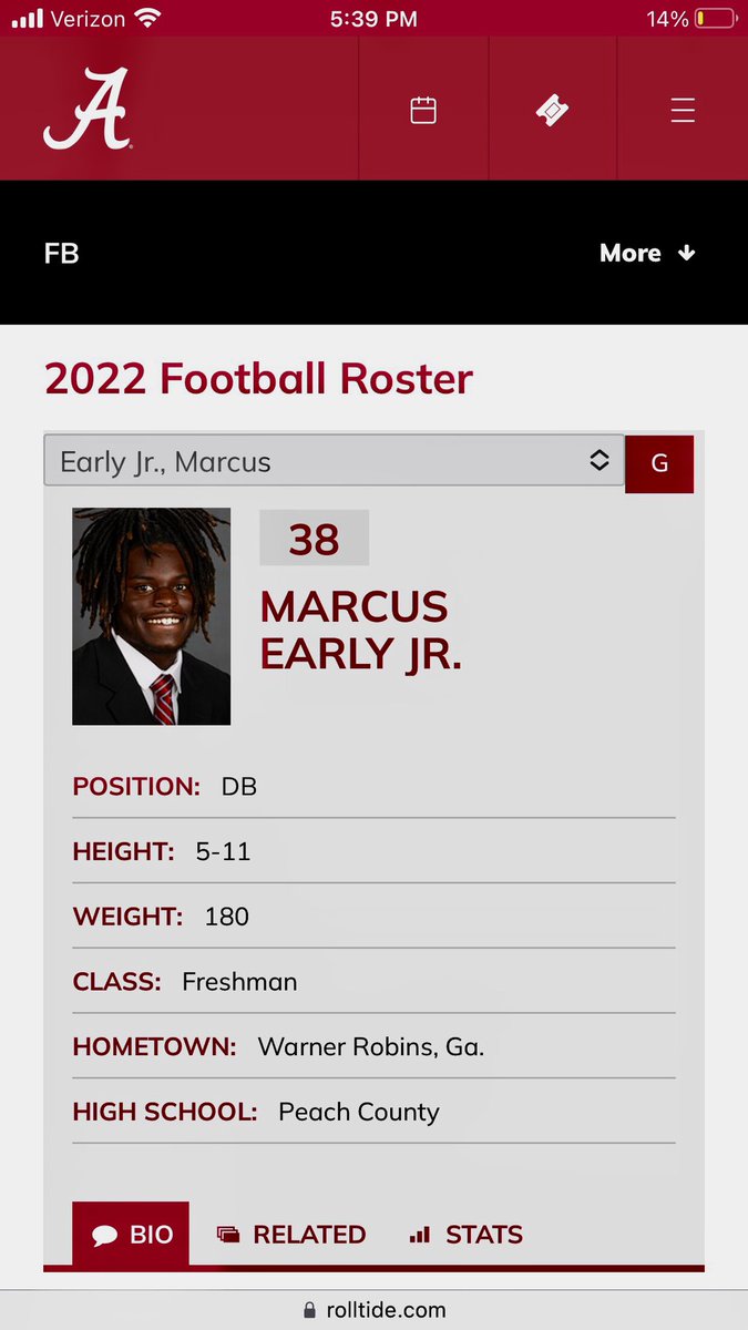 I must say this with conviction! “
ROLL TIDE!”