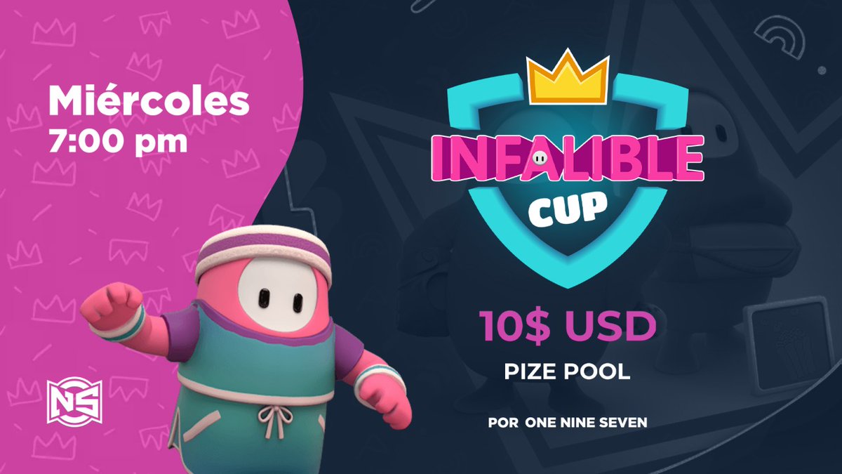 En unos momentos más en mi canal la #InfalibleCup de cada semana en FallGuys los esperamos, ojalá lo ganes ratón <a href="/zDiirty_/">zDiirty 🍥</a>