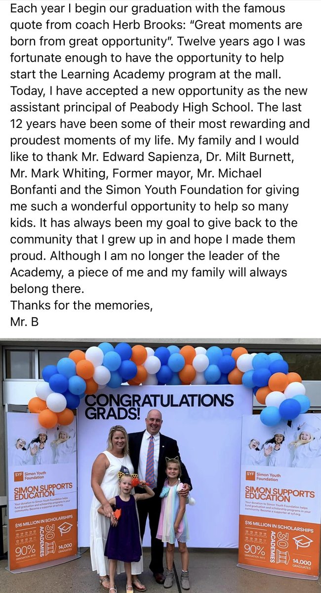 PBDLearnAcademy's tweet photo. I am beyond grateful to have been given the opportunity to give back to the community that I grew up in. I can’t wait to help contribute to even more kids at our high school. https://t.co/sDCxIFXmjq
