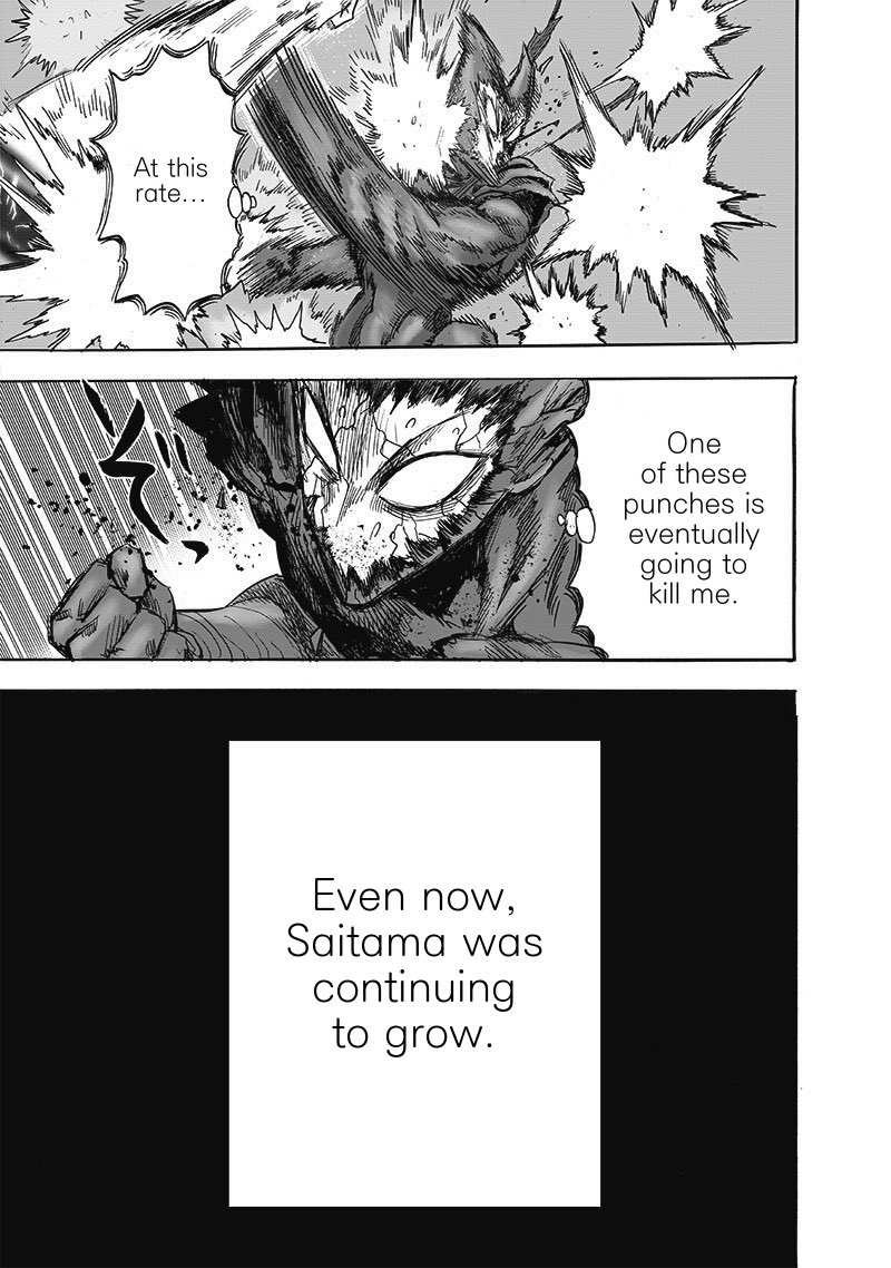 roog4ze's tweet photo. Saitama got stronger in the new OPM chapter https://t.co/EURGju83hu