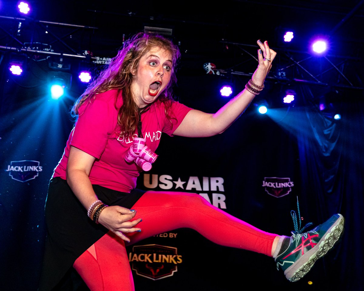 Choo Choo, Air Heads because we are about to witness the Hott Mess Express leave the station for the <a href="/AGWC/">Air Guitar World Championships</a> in Oulu, Finland this August!

Cheers to our new champ, Rachel “Hott Mess” Sinclair!
.
.
.
#usairguitar #airguitar #goodwithit #jacklinks #airguitarworldchampionships