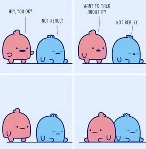 Most of life is showing up. Be there for others. 
#mentalhealth #mentalhealthmatters