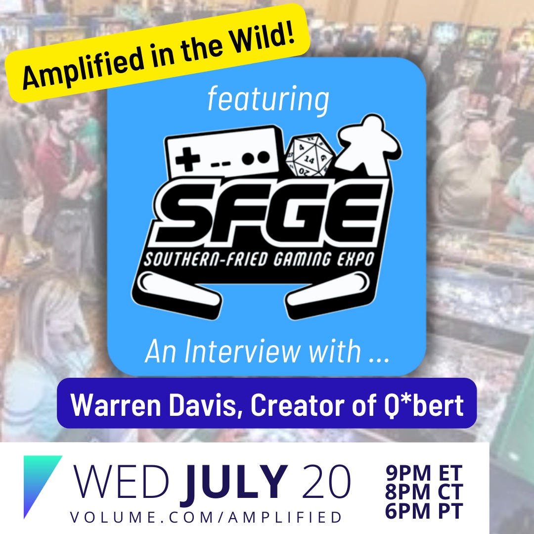 FillintheGame1's tweet photo. Tonight! Check out what the guys from https://t.co/3NFLViGW9d got up to at @SFGamingExpo last weekend, including the creator of Q*bert, @WarrenDavis29!  #SFGE2022 https://t.co/zvhxkSDZiJ