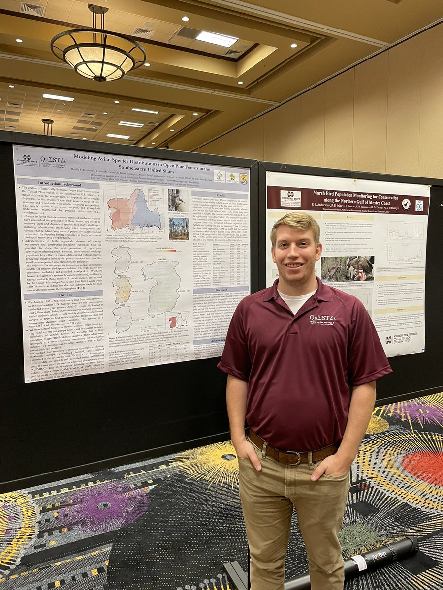 Great facilitated session on barriers to adoption of species distribution models today and excellent poster presentation by Brad Thornton at NACCB <a href="/QuestLab_MSU/">Quest Lab MSU</a> @street_ecology <a href="/HollyTodaro/">Holly Todaro</a>