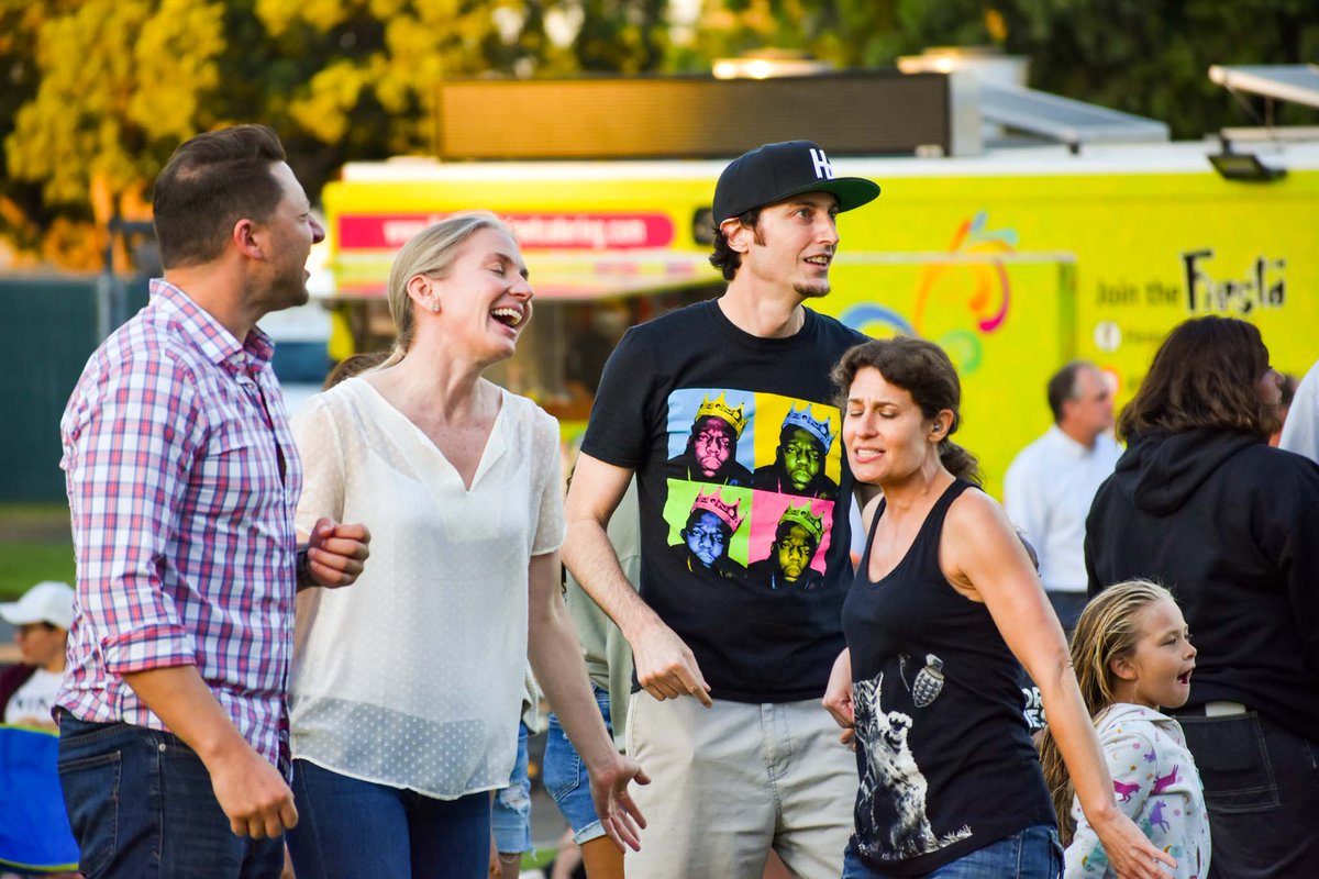 BuenaParkCA's tweet photo. Photos from last week’s concert featuring @HitMe90s . The fun continues tonight, 7:00pm, at Boisseranc Park with the music of @COLDDUCKBAND https://t.co/nNmH0elw5v