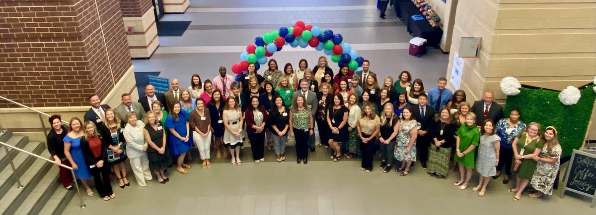 TWHSCISD's tweet photo. The Woodlands HS feeder schools come together to kick off Our annual Conroe ISD Leadership Conference #ConroeISDLeads  @ConroeISD https://t.co/4S9yIQwQAL