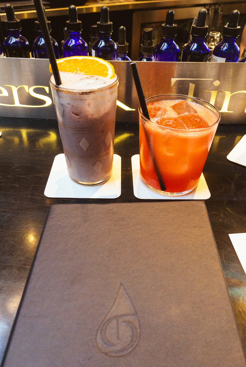 drink_city's tweet image. It’s been a while since we’ve been here but well worth the visit. #ForceOfHabit for 🍯 and a #SlipperySlope for me. Both 🤗