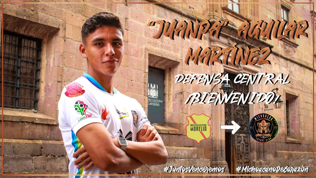 ¡Un moreliano más al equipo! ⚽

Pablo Aguilar llega para reforzar la defensa central de nuestro equipo. 🏆🥅

Pablo es un defensa inteligente, con buenos recorridos y muy fuerte. ¡Bienvenido al negrocobrizo! 🖤🧡🤍

#JuntosVenceremos #MichoacanoDeCorazón
