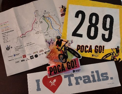 DeniseGreaud's tweet photo. My first MTB race, June 2022. I placed 8th in the beginner women's category, learned a lot, met some really nice people, and had tons of fun!
#MTB
#PocaGo
#ILoveMTB
#CyclingChick
#ILoveTrails https://t.co/3h3g3YNIvL