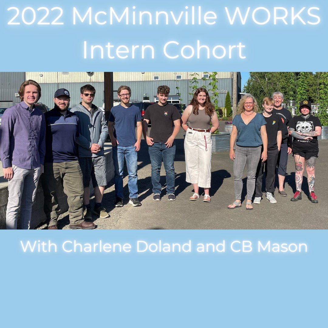 McMinnvilleWORK's tweet photo. Our interns met Charlene Doland from @EdibleYamhill and CB Mason from Core Balance Mobility! They learned about work-life balance, mindfulness techniques, and relieving physical tension at work. After, we volunteered with Edible Yamhill! #McMinnvilleWORKS #interns2022 https://t.co/URPTiilMVe