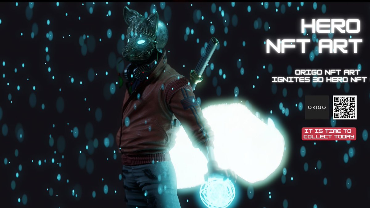 GM ORIGO TOMO!

It is time to meet our new HERO, Kitsune(Fox).

#origonftart #3dart #HERO #3dcharacter #NFTs #NFTshills #japanesenft #cyberfunk #Onmyoji