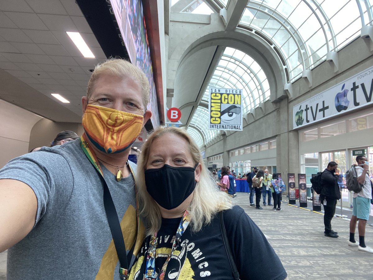 thekingaquaman's tweet photo. The Heiress to the Dark Knight and The True Aquaman about to attend the sneak preview event at San Diego Comic Con 😊🔱 #thetrueaquaman #heiresstothedarkknight #sdcc2022 #letsgetthisstarted https://t.co/mP2tJ19IfL