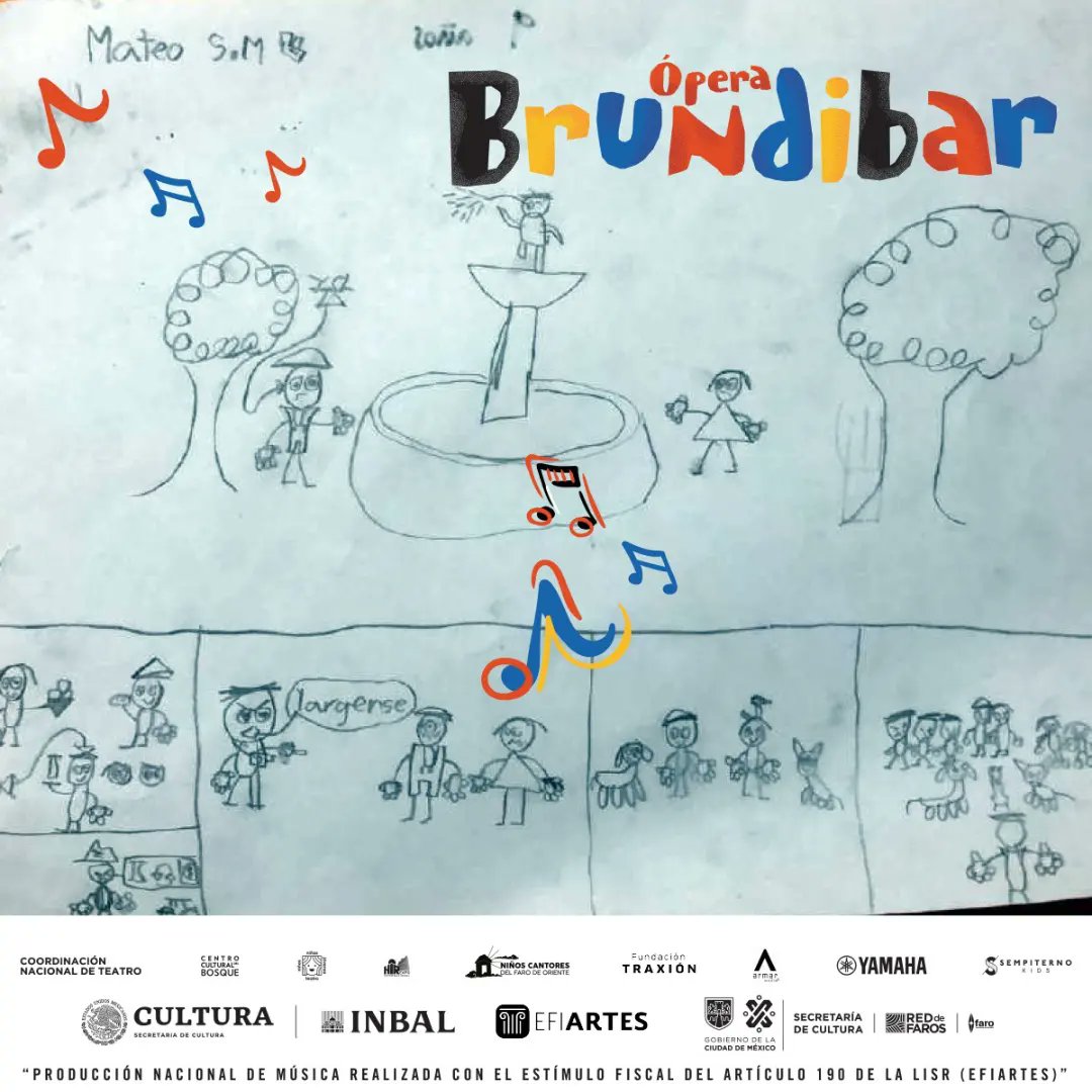 SempiternoKids's tweet photo. Les pedimos a los Niños Cantores del Faro de Oriente que dibujaran lo que #Brundibar significaba para ellos.

Regala a tus #hijos una experiencia que cambiará sus vidas… entradas aquí:
https://t.co/whjXgskKIB

30 julio - 21 agosto
#Teatro Julio Castillo 
Sáb y dom 12:30 hrs
$80 https://t.co/XZUJc2r28n