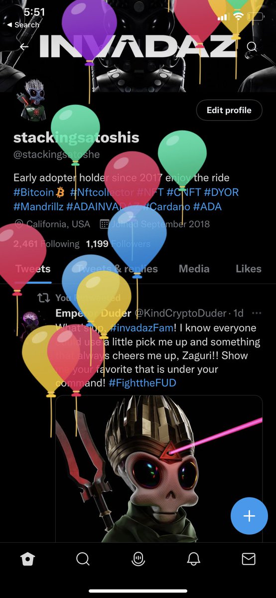 stackingsatoshe's tweet photo. It’s that time of the year again #Invadafam #CNFT #CNFTCommunity #NFTCommuntiy https://t.co/V23bp3nWca
