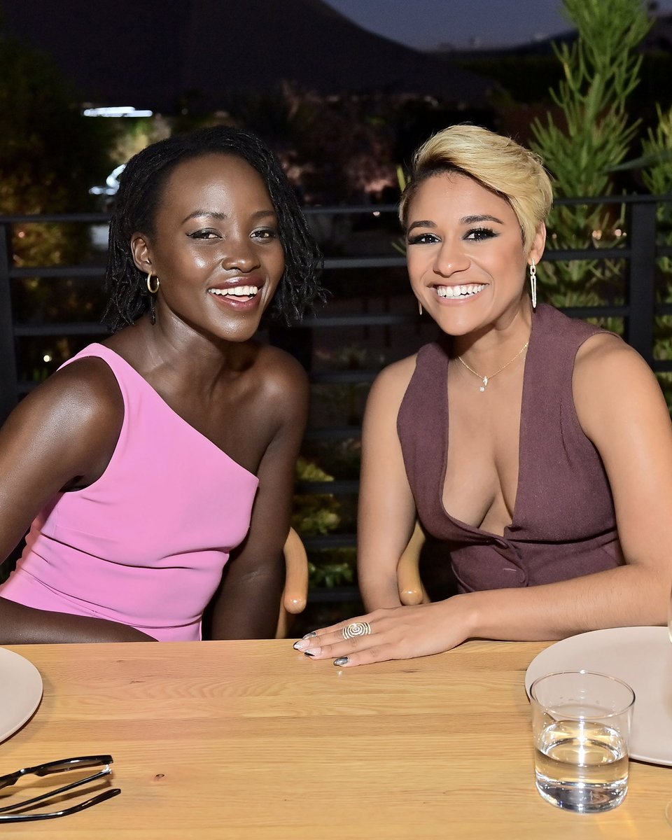 Lupita_Nyongo's tweet photo. .@audi brought @nomacph to LA for an event to celebrate sustainability, and the food and company was absolutely divine. What a wonderful evening! #AudiPartner https://t.co/pQQgeiZkru