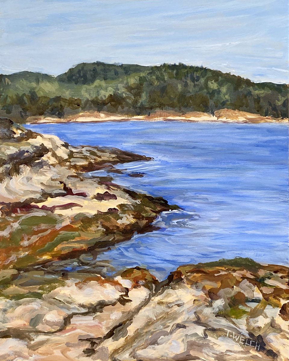 terrillwelch's tweet photo. New release… “Active Pass Summer Morning” by Terrill Welch is available for your consideration in our online gallery at: 
https://t.co/fFSHDXYAP1

#art #smallpainting #landscapepainting #CanadianArt #MayneIsland #pleinair #ActivePass #SalishSea https://t.co/jexPdYFIuM