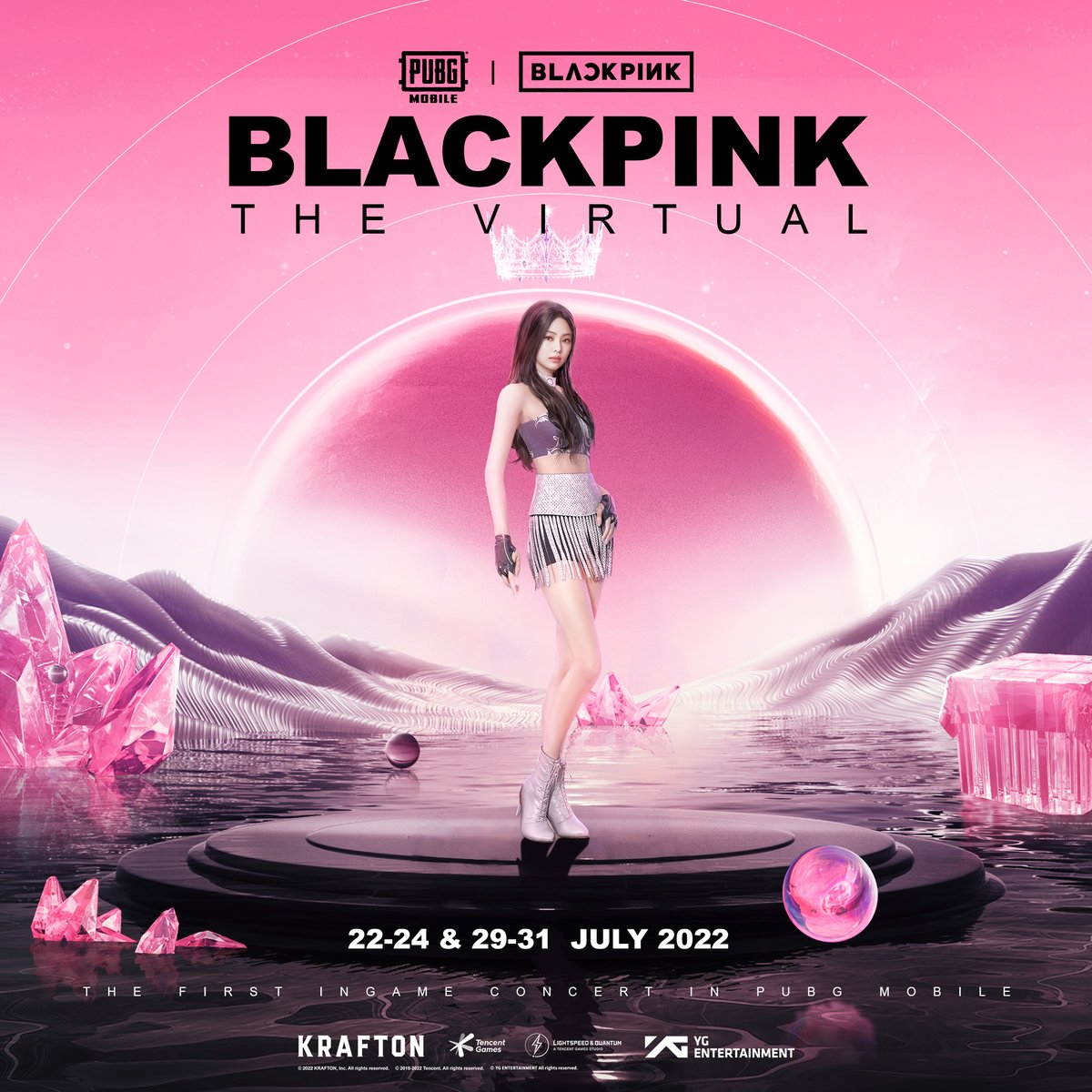 PUBGMOBILE's tweet image. Log in to PUBG MOBILE to witness @BLACKPINK's JENNIE rapping her heart out! How You Like That?

Download Link:
pubgmobile.live/BLACKPINK2022

#BLACKPINKxPUBGM #BLACKPINK #PUBGMOBILE #THEVIRTUAL #INGAMECONCERT #PUBGM
