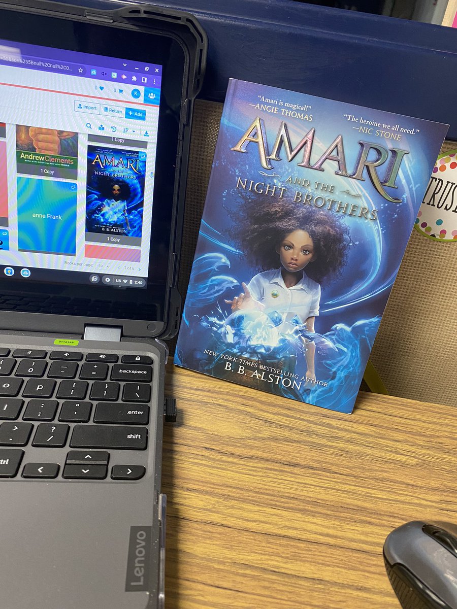 MzRoss4's tweet photo. @bbalston thank you so much!!!! I’m so excited to add this to my classroom library! https://t.co/14nDoYcQh6