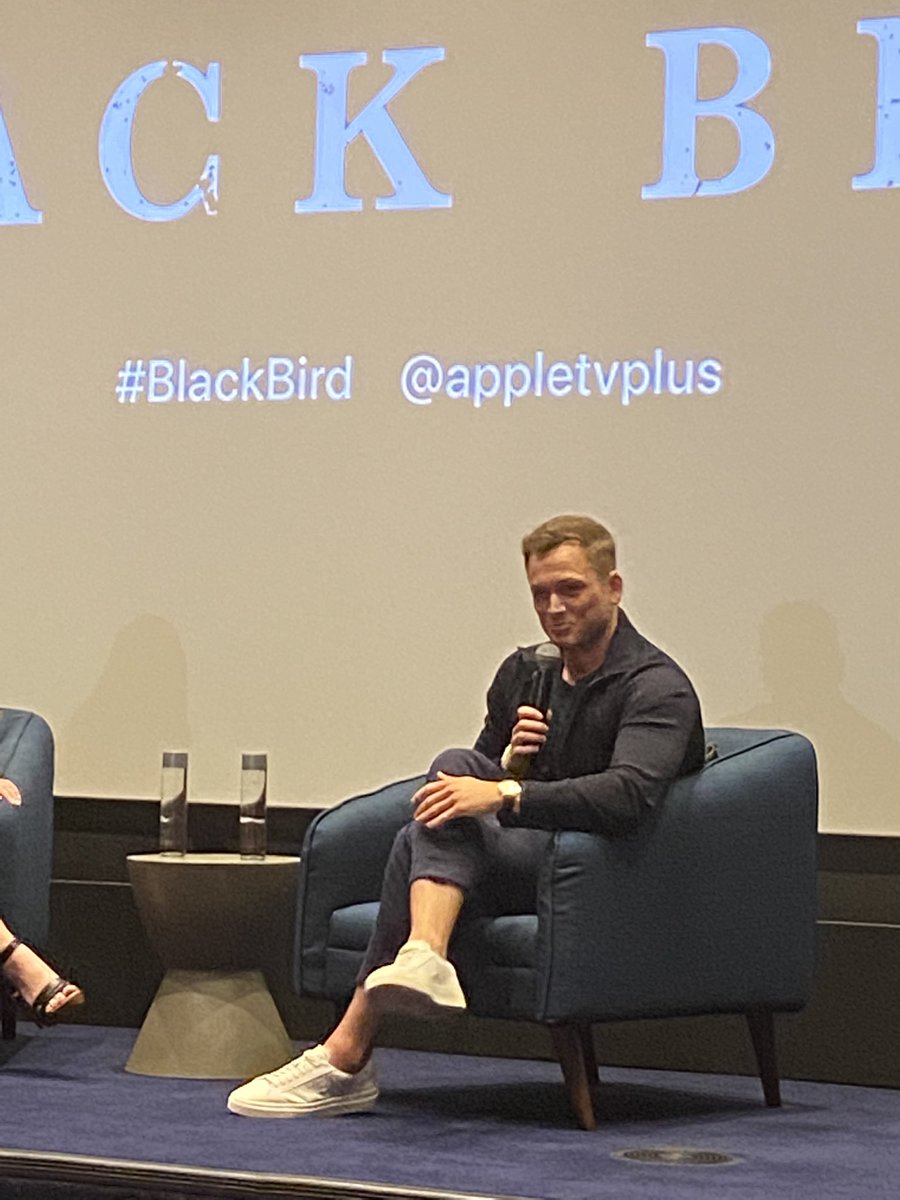 Always great to see <a href="/TaronEgerton/">Taron Egerton</a> on screen and off! #BlackBird @AppleTVPlus #FYC