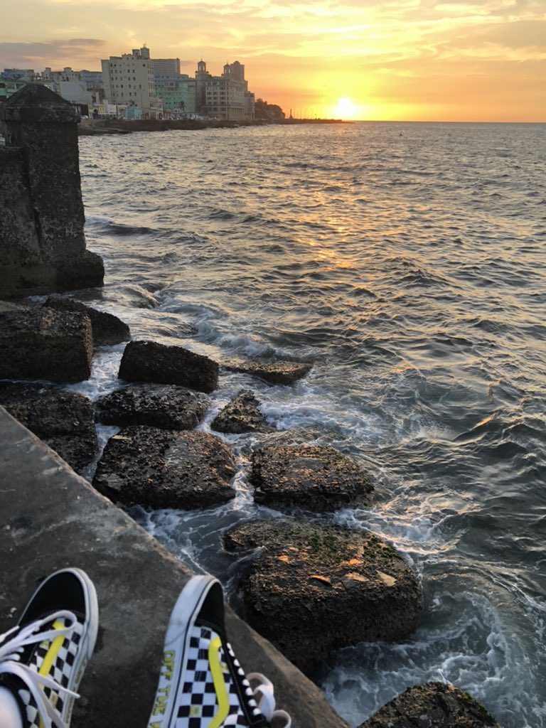 Paso de lo bonito que estaba el atardecer