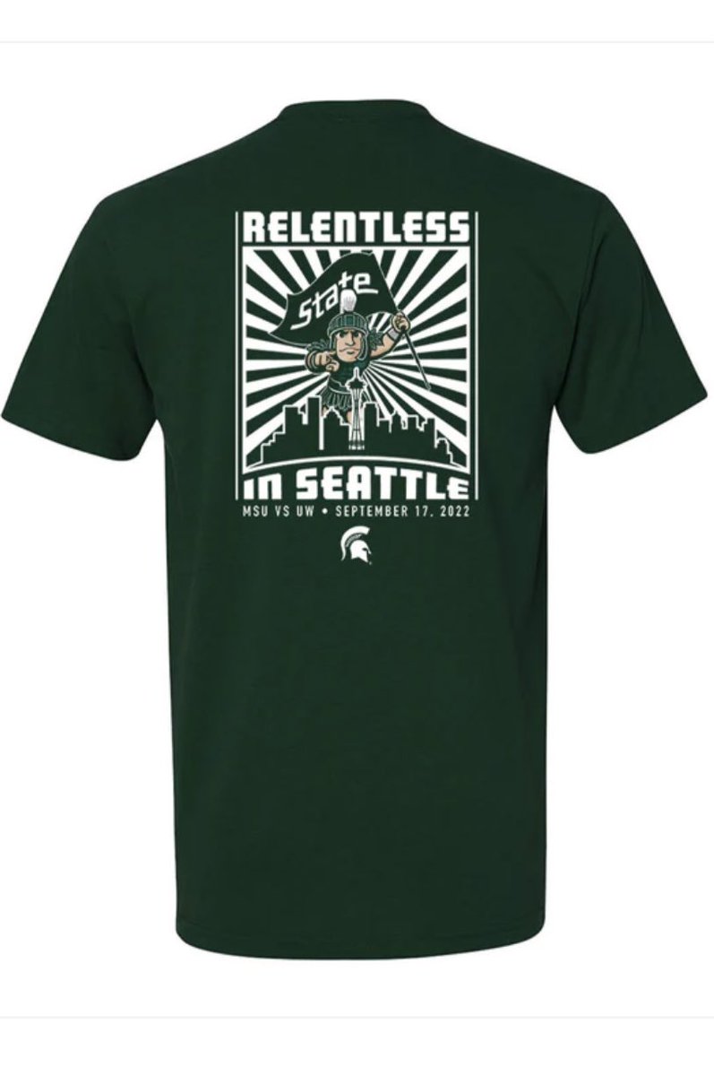 Sheehan_Sports's tweet photo. Heading to Seattle for the MSU game this September? Or just need a fire shirt for the game? 

LOOK NO FURTHER THAN https://t.co/tOxEnqp5aQ https://t.co/3ZZg3M6QSc