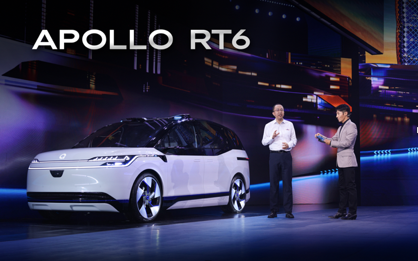 Baidu_Inc's tweet photo. #BaiduWorld2022 | Meet #ApolloRT6, Baidu's next-gen all-electric production-ready autonomous vehicle with a detachable steering wheel. The production cost of RT6 is merely 250,000 RMB ($37,000), making a large-scale AV deployment a near-term reality. https://t.co/x8Q9qcLCRy