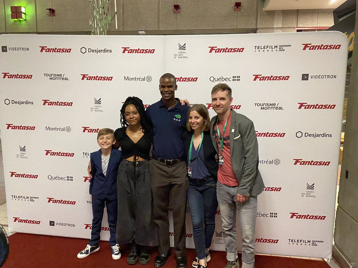 Couldn’t be more proud of this cast! Amazing premiere of The Harbinger at <a href="/FantasiaFest/">Fantasia International Film Festival</a> 

<a href="/andymitton/">Andy Mitton</a> @by_any_beans <a href="/XYZFilms/">XYZ Films</a> <a href="/lauraheisler/">Laura Heisler</a> <a href="/JayDunnActor/">Jay Dunn - Actor</a>