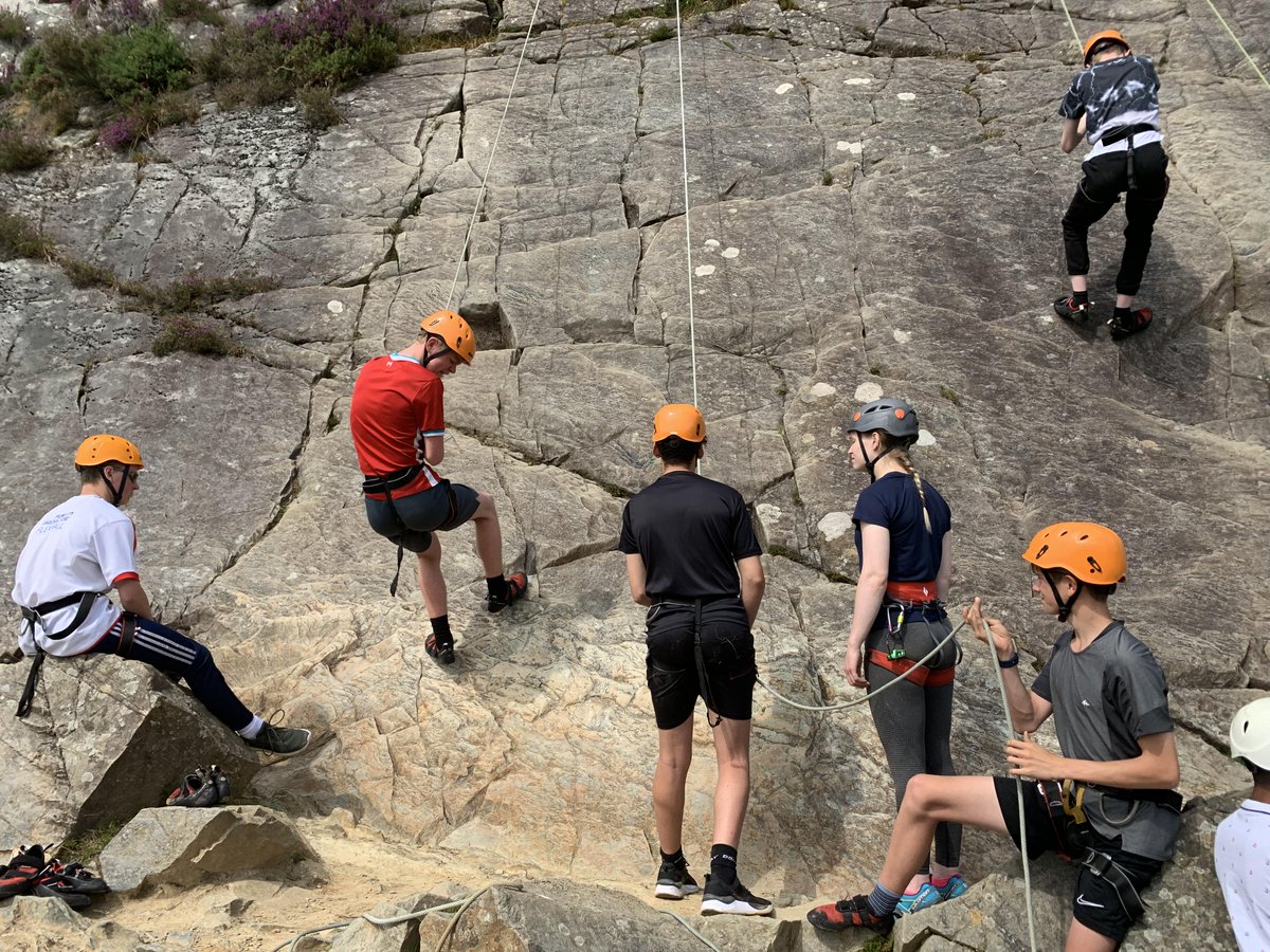 Yesterday saw cadets tackle their fears out on the crag. AT activities offer an outlet for physical energy and opportunities for teamwork. 

In this environment cadets take ownership of each other's risk, building trust and developing leadership.

Lots of endeavour from all!
