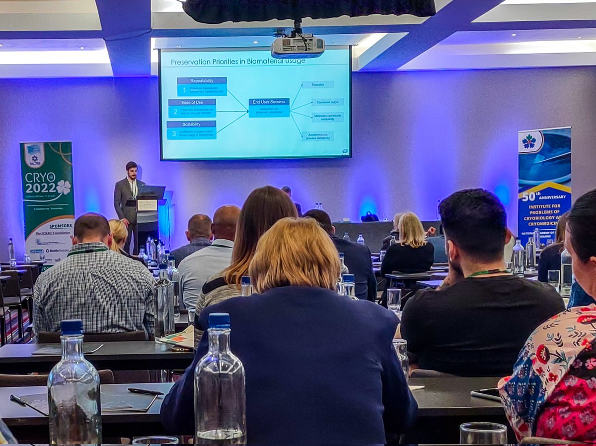 Amidst biomedical scientist! Learning cryopreservation techniques to be applied in plant science. #CRYO2022 #SLTB