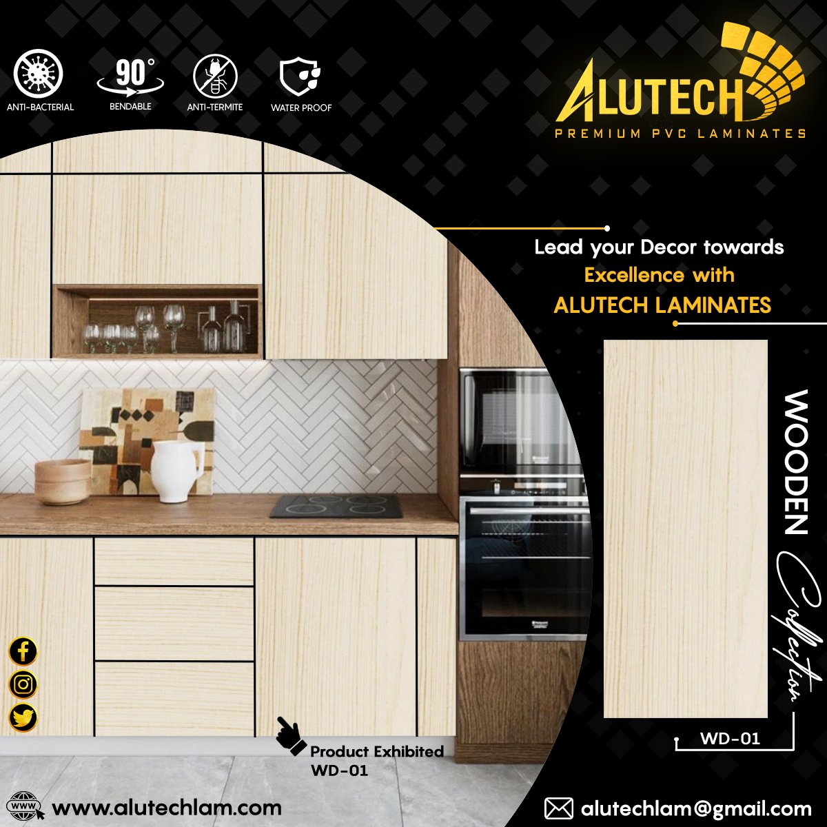 Lead your Decor towards Excellence with ALUTECH Alutech PVC Laminates
*
**
***
FOR MORE INFO VISIT US AT : alutechlam.com OR DROP YOUR QUERY AT: alutechlam@gmail.com 
#alutech #alutechpvc #alutechpvclaminates #laminates #home #homedecor #dream #dreamhouse #homebeauty