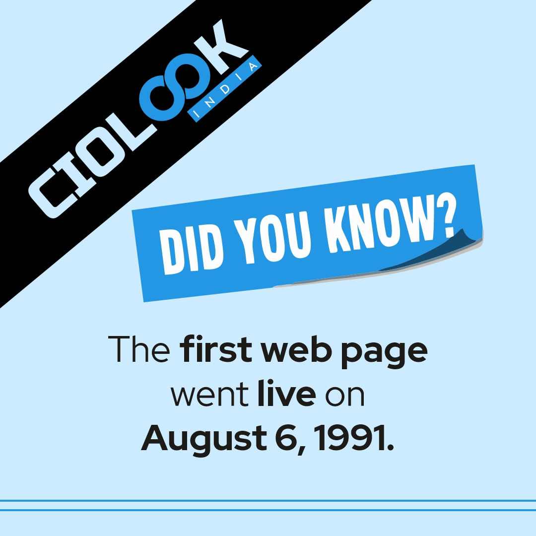 CIOLookmedia's tweet image. Did You Know 🤔

#firstwebpage #DidYouKnow #webpage #knowledge 
#globlebusiness #internationalbusinessmagazine