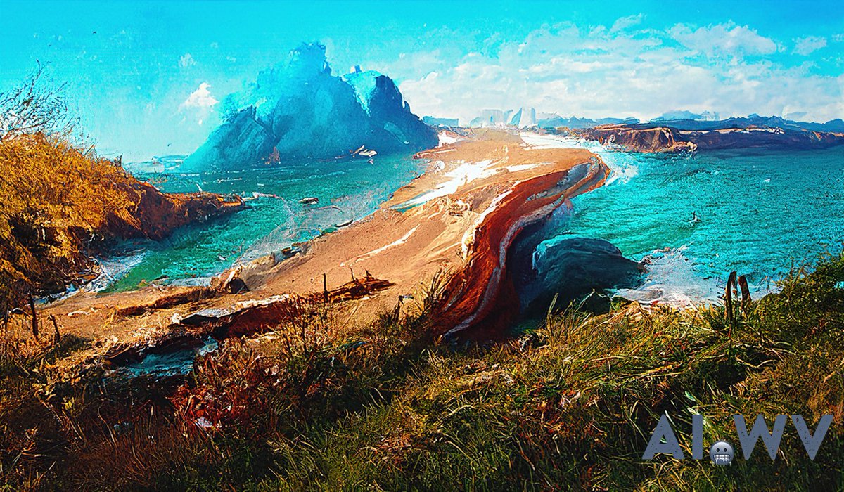 •wandering shoreline•
Year 1, day 163

#aiartcomm #aiart #aiartcommunity #aiartists #aiartist #ainfts #ainft #ai #generativeartist #aiwonderverse #aiwv