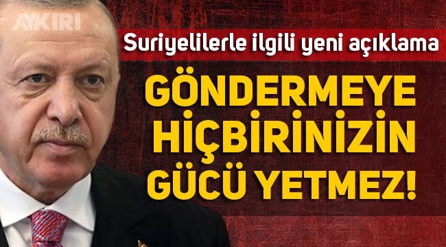 Sizce Türk Milletinin Suriyeli'leri Göndermeye Gücü Yeter mi, Yetmez mi....? 
#VatanBenimOyBenim