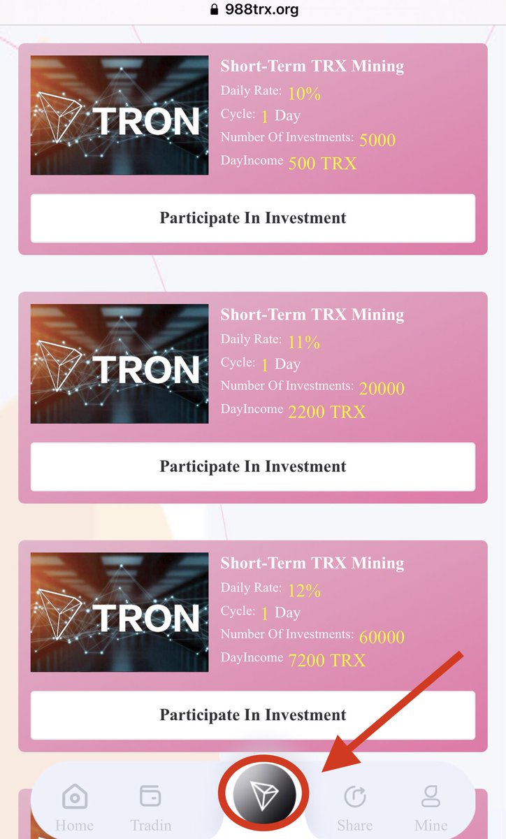 Crypto investment tweet media