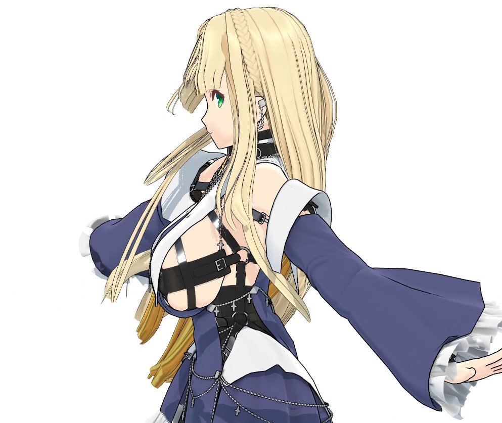 髪の物理設定なう 