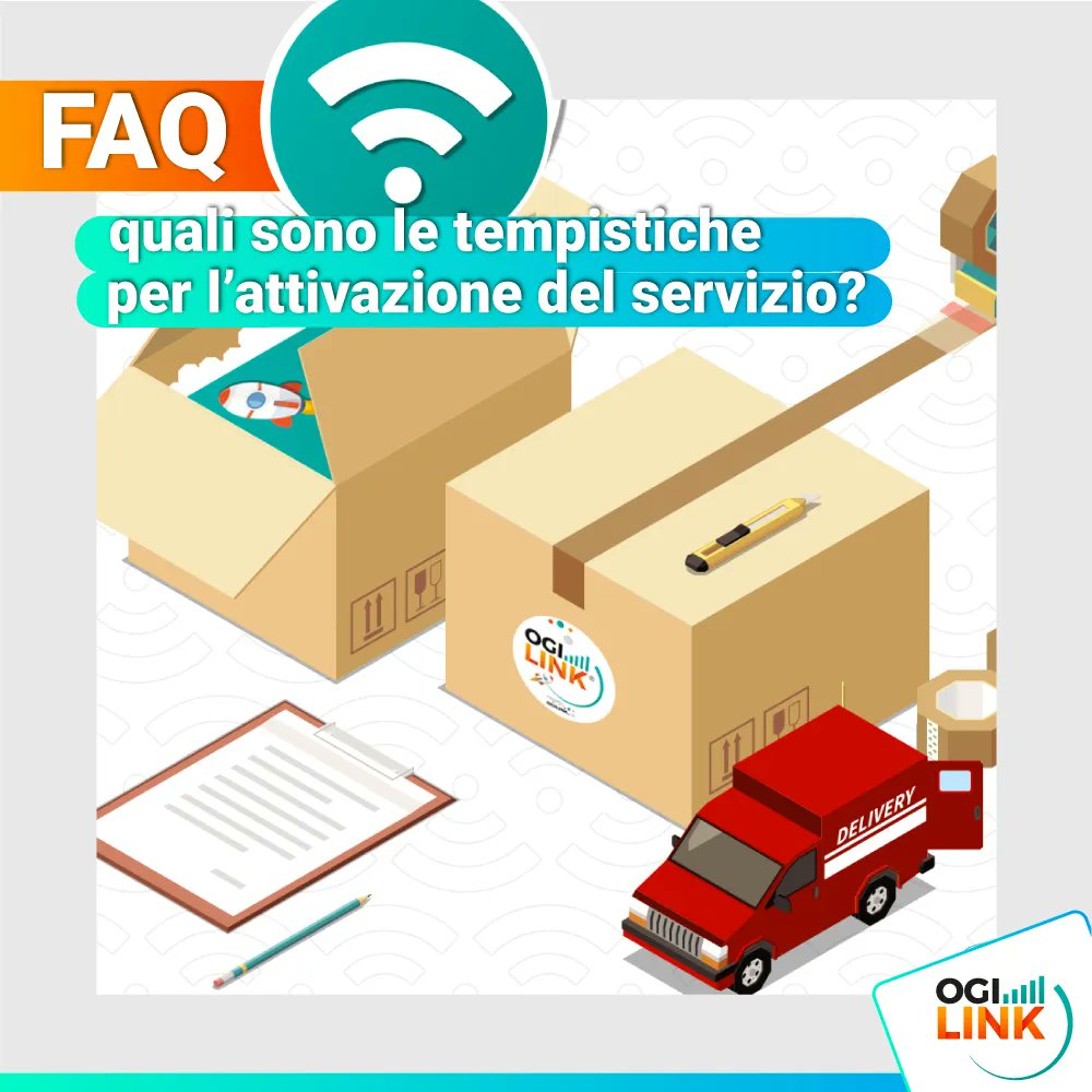 OGILink's tweet image. 🔹Quali sono le tempistiche per l'attivazione del servizio?🔹
400GBPlus 👉🏼entro 5 giorni dalla ricezione del pagamento.
800GB - MWA - FLAT  👉🏼 standard: ultimi 10 giorni del mese. Urgente: la spedizione è immediata. Entrambe previa ricezione pagamento: buff.ly/3P8QIiq